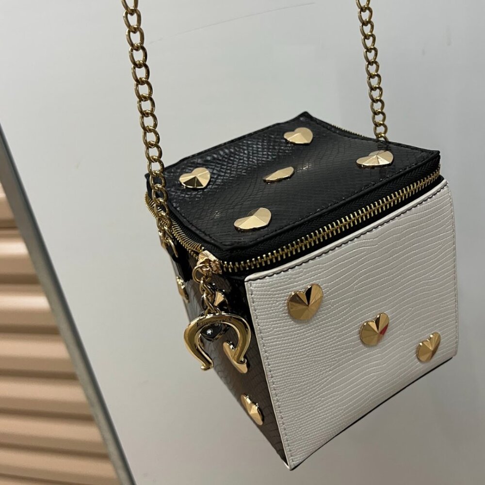 Betsey Johnson Heart Stud Bag